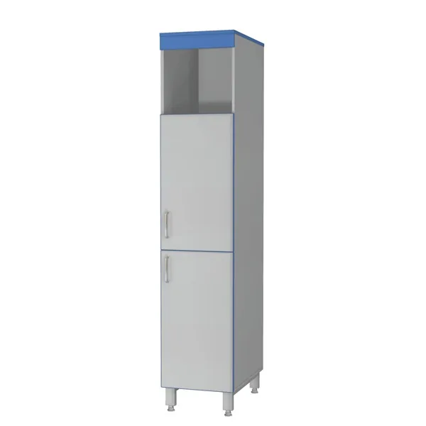 Шкаф для приборов СТ.ШП2.40 с двумя дверцами (400 х 400 х 1970 мм)