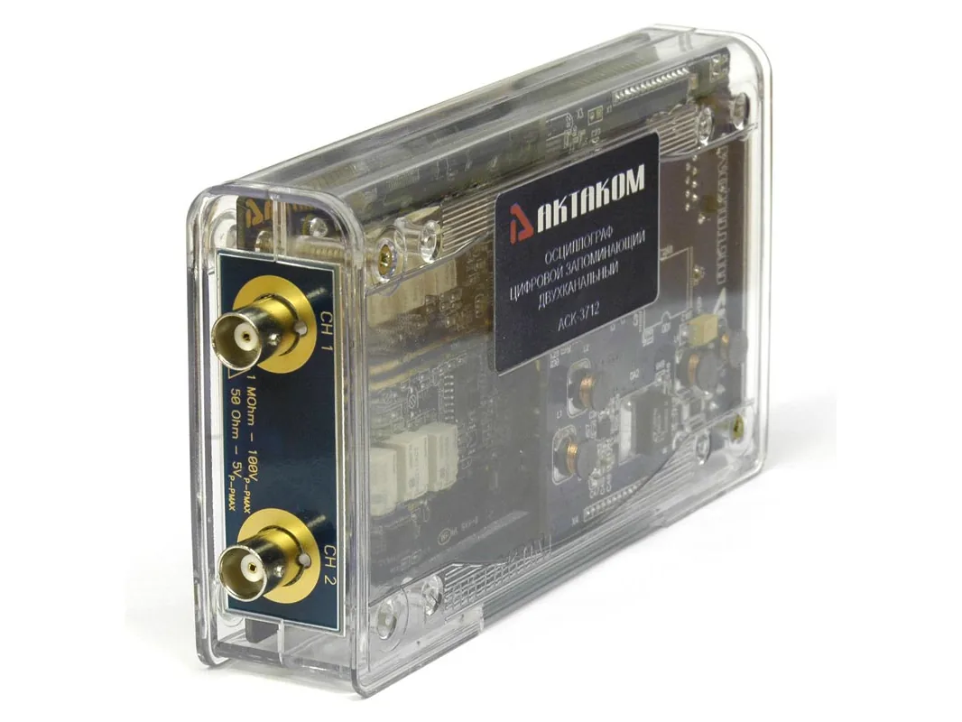 Двухканальный USB осциллограф-приставка АКТАКОМ АСК-3712 1М