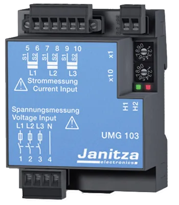 Прибор измерения и расчета электрических параметров Janitza Electronics UMG 103