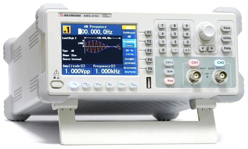 Генератор сигналов специальной формы АКТАКОМ AWG-4112