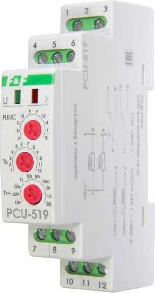 Реле времени F&F PCU-519